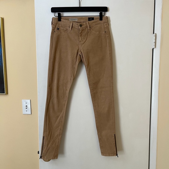AG ADRIANO GOLDSCHMIED pants - skinny ankle zip - size 25 - EUC - Picture 1 of 3